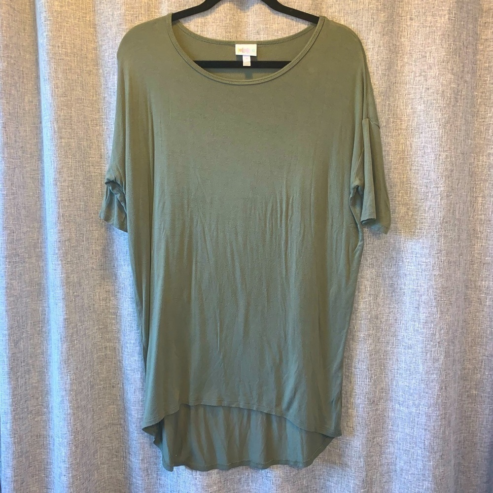 ❤️ women’s  Lularoe olive green tunic small